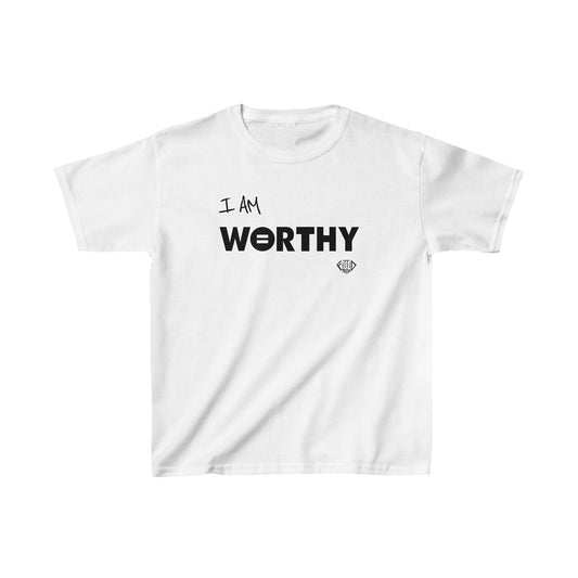 I AM WORTHY Kids T-shirt