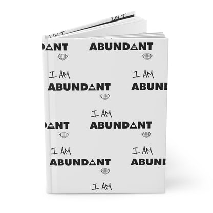 I AM ABUNDANT Journal Hardcover - White