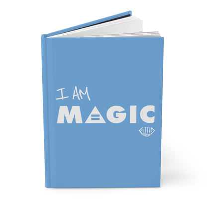 I AM MAGIC Journal Hardcover - Light Blue